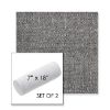 Picture of Chartres Granite | Set of 2 | 7" x 18" Sunbrella Outdoor Bolster Pillows with Premium Inserts