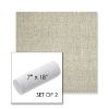 Picture of Chartres Pebble | Set of 2 | 7" x 18" Sunbrella Outdoor Bolster Pillows with Premium Inserts