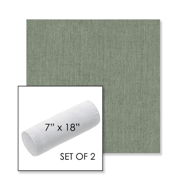 Picture of Cliff Spa | Set of 2 | 7" x 18" Sunbrella Outdoor Bolster Pillows with Premium Inserts