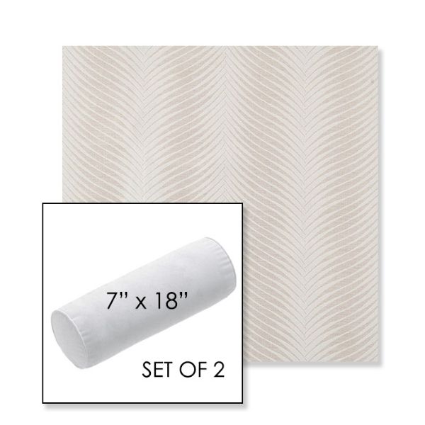 Picture of Clock Out Cloud | Set of 2 | 7" x 18" Sunbrella Outdoor Bolster Pillows with Premium Inserts