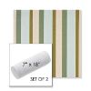 Picture of Gateway Aloe | Set of 2 | 7" x 18" Sunbrella Outdoor Bolster Pillows with Premium Inserts