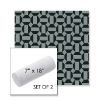 Picture of Hoopla Plume | Set of 2 | 7" x 18" Sunbrella Outdoor Bolster Pillows with Premium Inserts