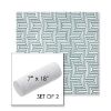 Picture of Key Figure Twilight | Set of 2 | 7" x 18" Sunbrella Outdoor Bolster Pillows with Premium Inserts