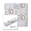 Picture of Labyrinth Cloud | Set of 2 | 7" x 18" Sunbrella Outdoor Bolster Pillows with Premium Inserts
