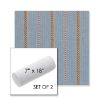 Picture of Linger Slate | Set of 2 | 7" x 18" Sunbrella Outdoor Bolster Pillows with Premium Inserts