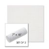Picture of Linville Snow | Set of 2 | 7" x 18" Sunbrella Outdoor Bolster Pillows with Premium Inserts