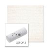 Picture of Litchfield Snow | Set of 2 | 7" x 18" Sunbrella Outdoor Bolster Pillows with Premium Inserts
