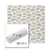 Picture of Lola Juniper | Set of 2 | 7" x 18" Sunbrella Outdoor Bolster Pillows with Premium Inserts