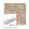 Picture of Martha Floral Spring | Set of 2 | 7" x 18" Sunbrella Outdoor Bolster Pillows with Premium Inserts