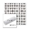 Picture of Midori Stone | Set of 2 | 7" x 18" Sunbrella Outdoor Bolster Pillows with Premium Inserts