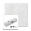 Picture of Momento Snow | Set of 2 | 7" x 18" Sunbrella Outdoor Bolster Pillows with Premium Inserts
