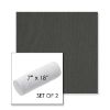 Picture of Natte Dark Taupe | Set of 2 | 7" x 18" Sunbrella Outdoor Bolster Pillows with Premium Inserts