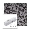 Picture of Nema Moonlight | Set of 2 | 7" x 18" Sunbrella Outdoor Bolster Pillows with Premium Inserts
