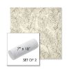 Picture of Palma Whitesand | Set of 2 | 7" x 18" Sunbrella Outdoor Bolster Pillows with Premium Inserts