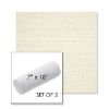 Picture of Piazza Parchment | Set of 2 | 7" x 18" Sunbrella Outdoor Bolster Pillows with Premium Inserts
