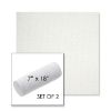 Picture of Pique Salt | Set of 2 | 7" x 18" Sunbrella Outdoor Bolster Pillows with Premium Inserts