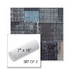 Picture of Pop Patch | Set of 2 | 7" x 18" Sunbrella Outdoor Bolster Pillows with Premium Inserts