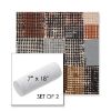 Picture of Pop Punchcard | Set of 2 | 7" x 18" Sunbrella Outdoor Bolster Pillows with Premium Inserts