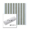 Picture of Sail Away Aloe | Set of 2 | 7" x 18" Sunbrella Outdoor Bolster Pillows with Premium Inserts