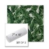Picture of Tropics Jungle | Set of 2 | 7" x 18" Sunbrella Outdoor Bolster Pillows with Premium Inserts