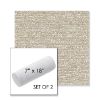 Picture of Tundra Gypsum | Set of 2 | 7" x 18" Sunbrella Outdoor Bolster Pillows with Premium Inserts