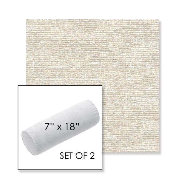 Picture of Tundra Varadero | Set of 2 | 7" x 18" Sunbrella Outdoor Bolster Pillows with Premium Inserts