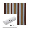 Picture of Varsity Cabernet Cloud | Set of 2 | 7" x 18" Sunbrella Outdoor Bolster Pillows with Premium Inserts