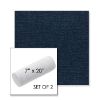 Picture of Abstraction Indigo | Set of 2 | 7" x 20" Sunbrella Outdoor Bolster Pillows with Premium Inserts