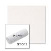 Picture of Abstraction Snow | Set of 2 | 7" x 20" Sunbrella Outdoor Bolster Pillows with Premium Inserts