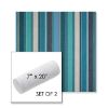 Picture of Ascend Oasis | Set of 2 | 7" x 20" Sunbrella Outdoor Bolster Pillows with Premium Inserts
