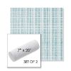 Picture of Benson Lagoon | Set of 2 | 7" x 20" Sunbrella Outdoor Bolster Pillows with Premium Inserts