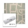 Picture of Brushstroke Duckegg | Set of 2 | 7" x 20" Sunbrella Outdoor Bolster Pillows with Premium Inserts
