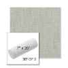 Picture of Canvas Granite | Set of 2 | 7" x 20" Sunbrella Outdoor Bolster Pillows with Premium Inserts