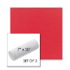 Picture of Canvas Logo Red | Set of 2 | 7" x 20" Sunbrella Outdoor Bolster Pillows with Premium Inserts
