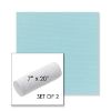 Picture of Canvas Mineral Blue | Set of 2 | 7" x 20" Sunbrella Outdoor Bolster Pillows with Premium Inserts