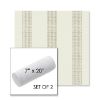 Picture of Caper Linen | Set of 2 | 7" x 20" Sunbrella Outdoor Bolster Pillows with Premium Inserts