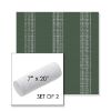 Picture of Caper Moss | Set of 2 | 7" x 20" Sunbrella Outdoor Bolster Pillows with Premium Inserts