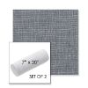 Picture of Cassava Slate | Set of 2 | 7" x 20" Sunbrella Outdoor Bolster Pillows with Premium Inserts