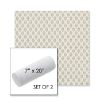 Picture of Detail Linen | Set of 2 | 7" x 20" Sunbrella Outdoor Bolster Pillows with Premium Inserts