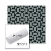 Picture of Hoopla Plume | Set of 2 | 7" x 20" Sunbrella Outdoor Bolster Pillows with Premium Inserts