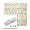 Picture of Inga Marble | Set of 2 | 7" x 20" Sunbrella Outdoor Bolster Pillows with Premium Inserts