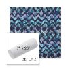 Picture of Inga Waterscape | Set of 2 | 7" x 20" Sunbrella Outdoor Bolster Pillows with Premium Inserts