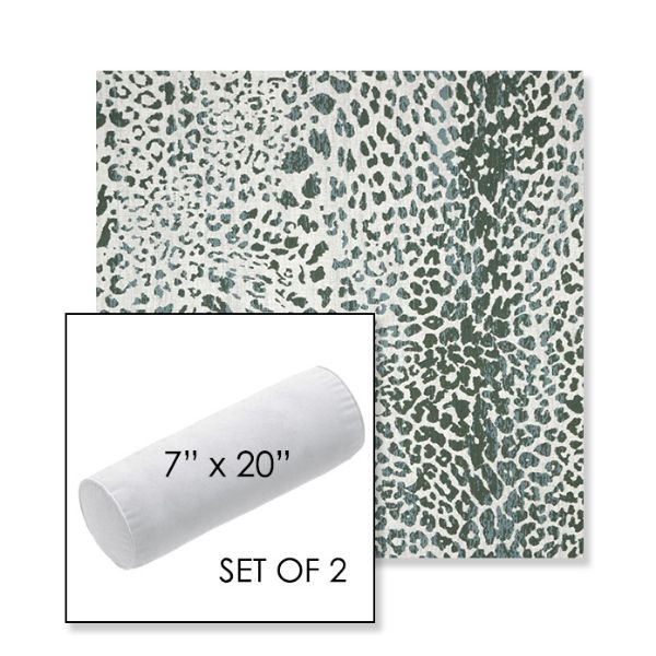Picture of Instinct Willow | Set of 2 | 7" x 20" Sunbrella Outdoor Bolster Pillows with Premium Inserts