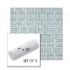 Picture of Key Figure Twilight | Set of 2 | 7" x 20" Sunbrella Outdoor Bolster Pillows with Premium Inserts