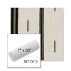 Picture of Khaima Fonio | Set of 2 | 7" x 20" Sunbrella Outdoor Bolster Pillows with Premium Inserts