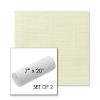 Picture of Linen Natural | Set of 2 | 7" x 20" Sunbrella Outdoor Bolster Pillows with Premium Inserts