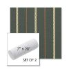 Picture of Linger Fern | Set of 2 | 7" x 20" Sunbrella Outdoor Bolster Pillows with Premium Inserts