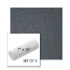 Picture of Linville Indigo | Set of 2 | 7" x 20" Sunbrella Outdoor Bolster Pillows with Premium Inserts