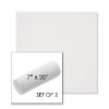 Picture of Linville Snow | Set of 2 | 7" x 20" Sunbrella Outdoor Bolster Pillows with Premium Inserts