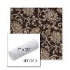 Picture of Martha Floral Garden Path | Set of 2 | 7" x 20" Sunbrella Outdoor Bolster Pillows with Premium Inserts